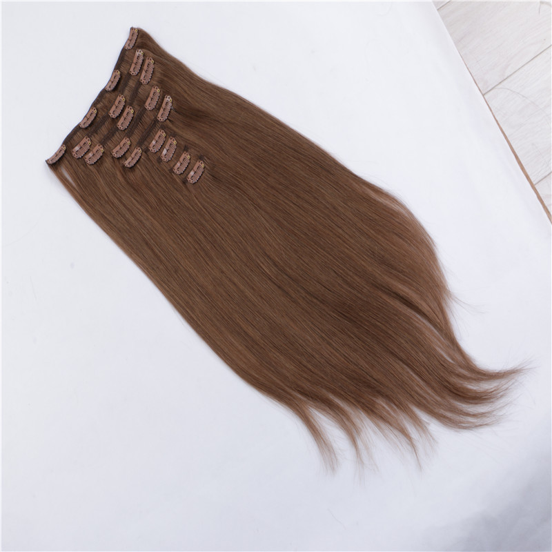 Clip In Human Hair Extensions Good Value Brazilian Hair Extensions WK099