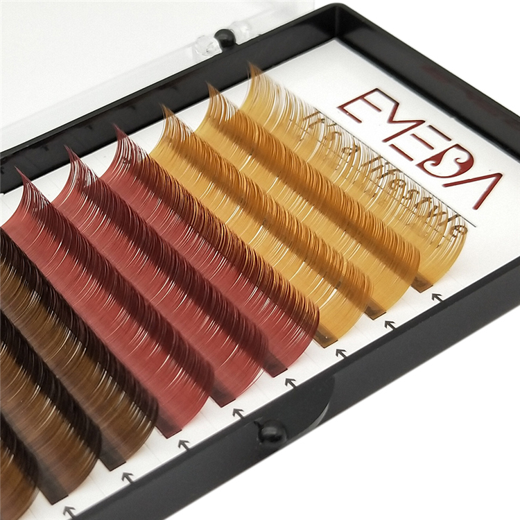 Colored Eyelash Extensions All Color Eyelashes High Quality Color Lashes PY19