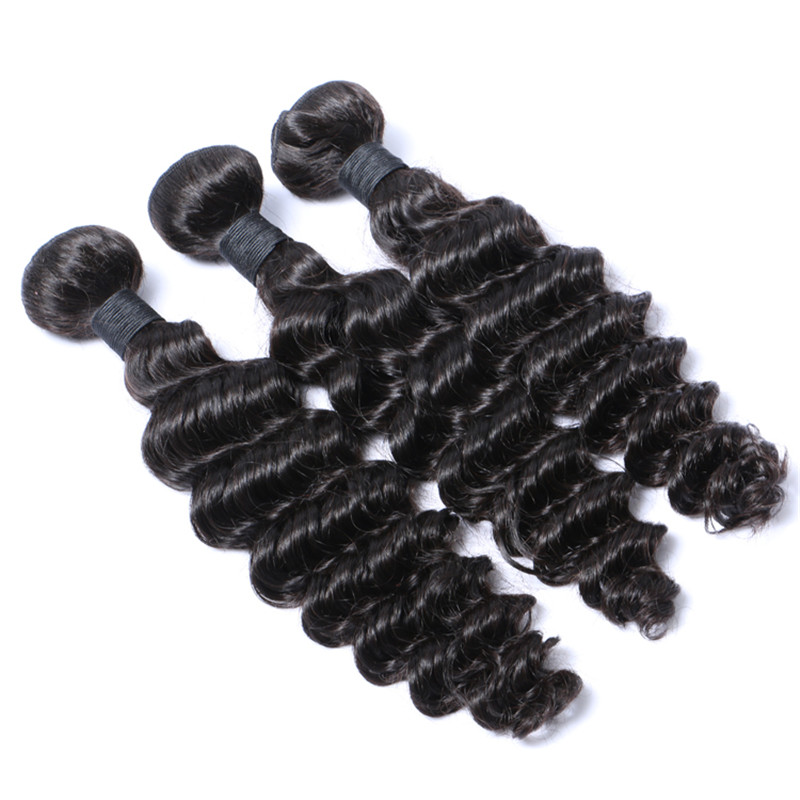 100% Human Hair Extension Hair Weft Bundle for Making Wig WK041