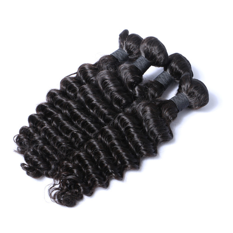 Human Hair Brazilian Deep Wave Bundle Cheap Virgin Hair WK045