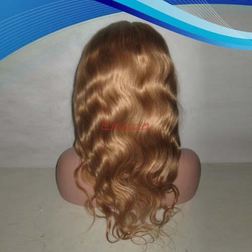 blonde human hair full lace wig 