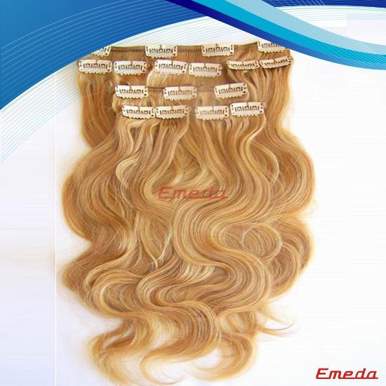 blonde clip in hair extensions