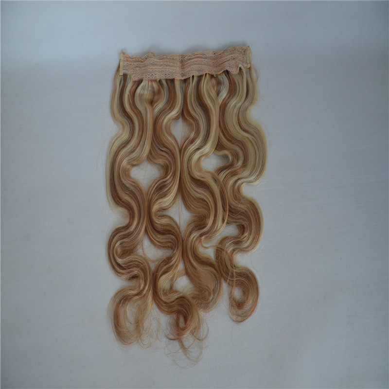 Flip in Hair Extension Human Hair Halo Hair Most Popular WK039