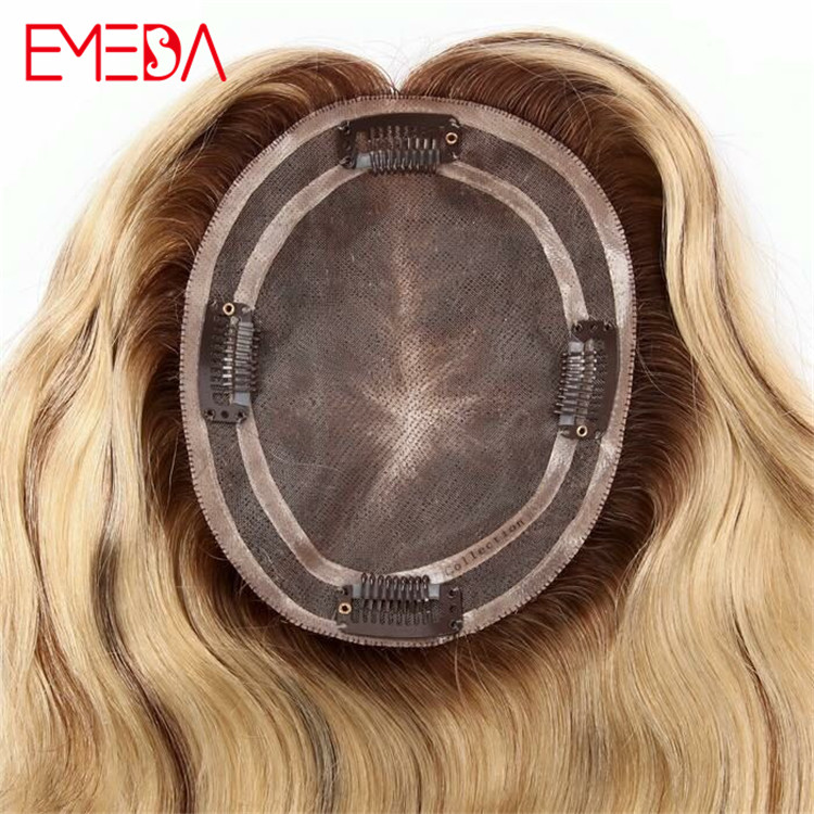 White woman hair toppers hair pieces toupees customized closure for women YJ308