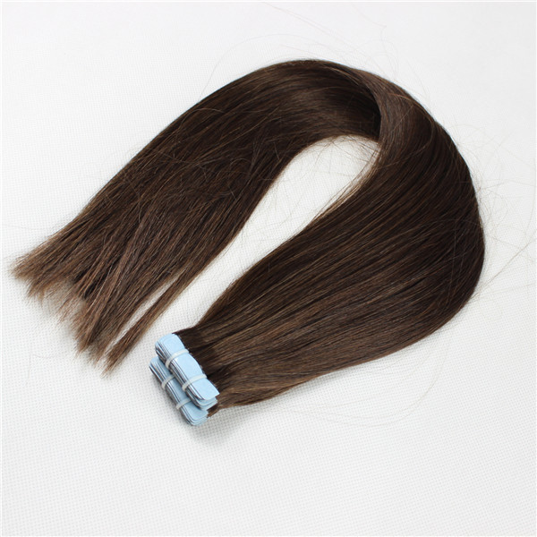 Dark brown Tape hair extensions  LJ119