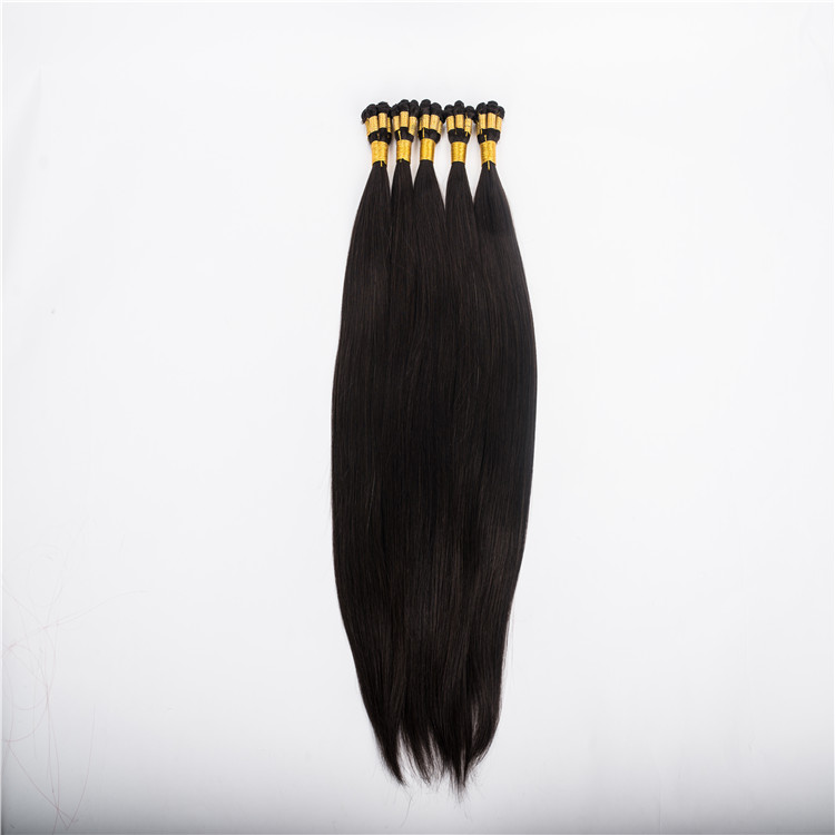 Hand Tied Weft Hair Extension Thin Band Virgin Hair WK035