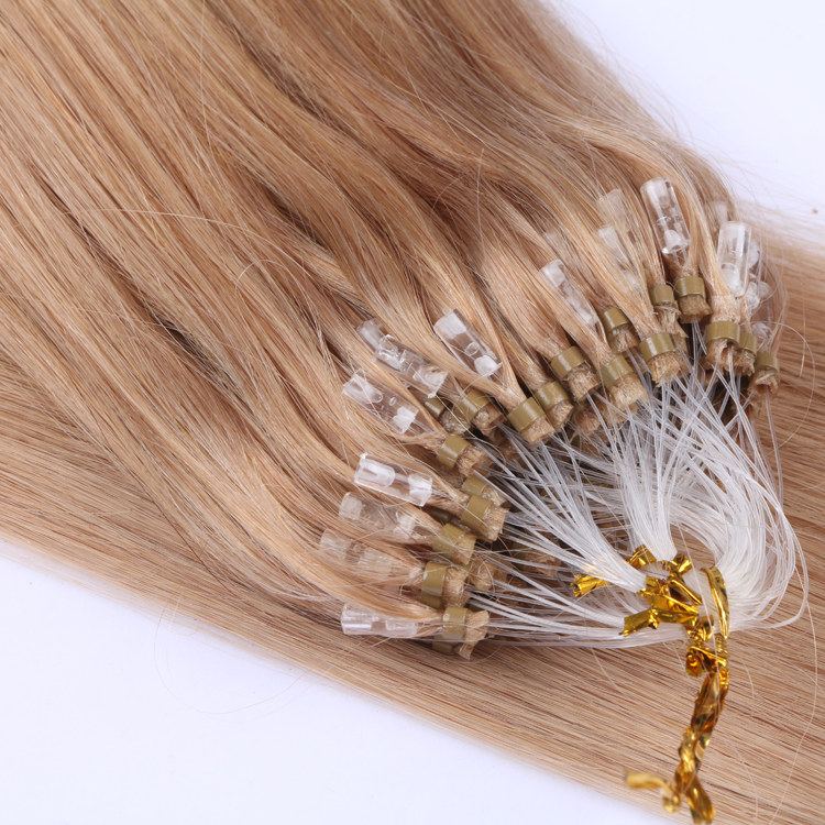  Best Brazilian micro ring loop hair extensions supplies virgin human hair wholesale YJ324