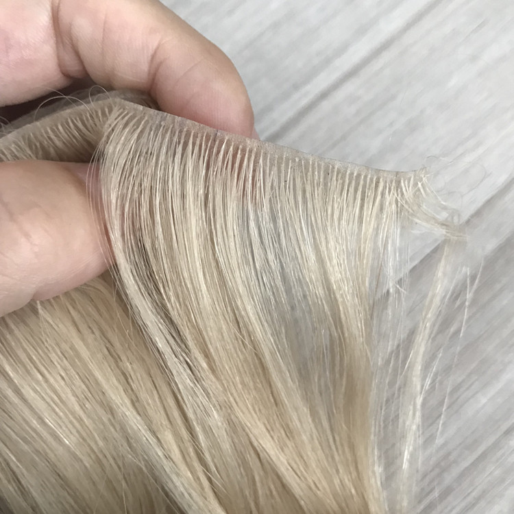 Injected PU weft hair extension new technique 0.02cm thickness WK036