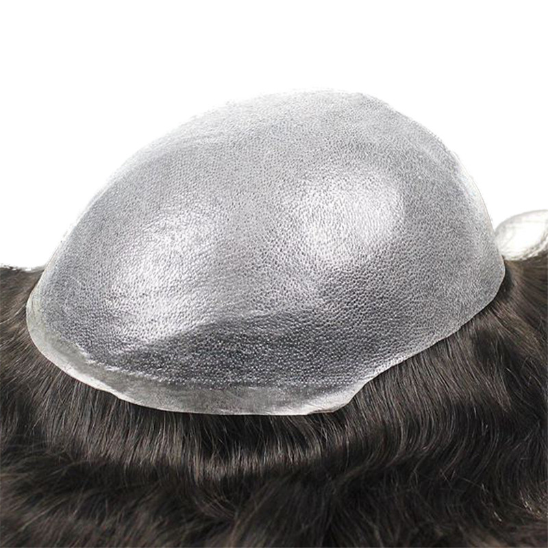 Thin Skin PU Toupee 6 inch with Different Size of Base WK049