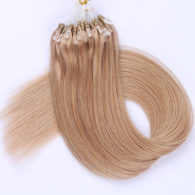  Best Brazilian micro ring loop hair extensions supplies virgin human hair wholesale YJ324