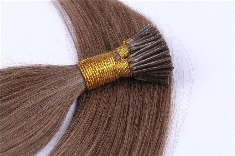 Double Drawn mini I tip hair extensions keratin extension factory made in China YJ321