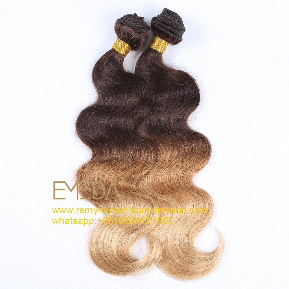 3T Color with Black Root Gradual Color All Texture WK021