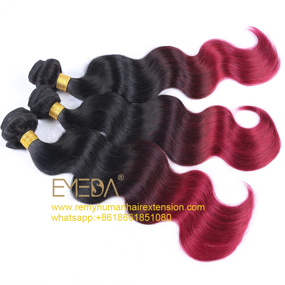 3T Color with Black Root Gradual Color All Texture WK021