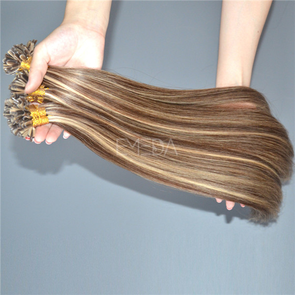 U tip curly hair extensions,u-tip,dropshipping hair extension HN368