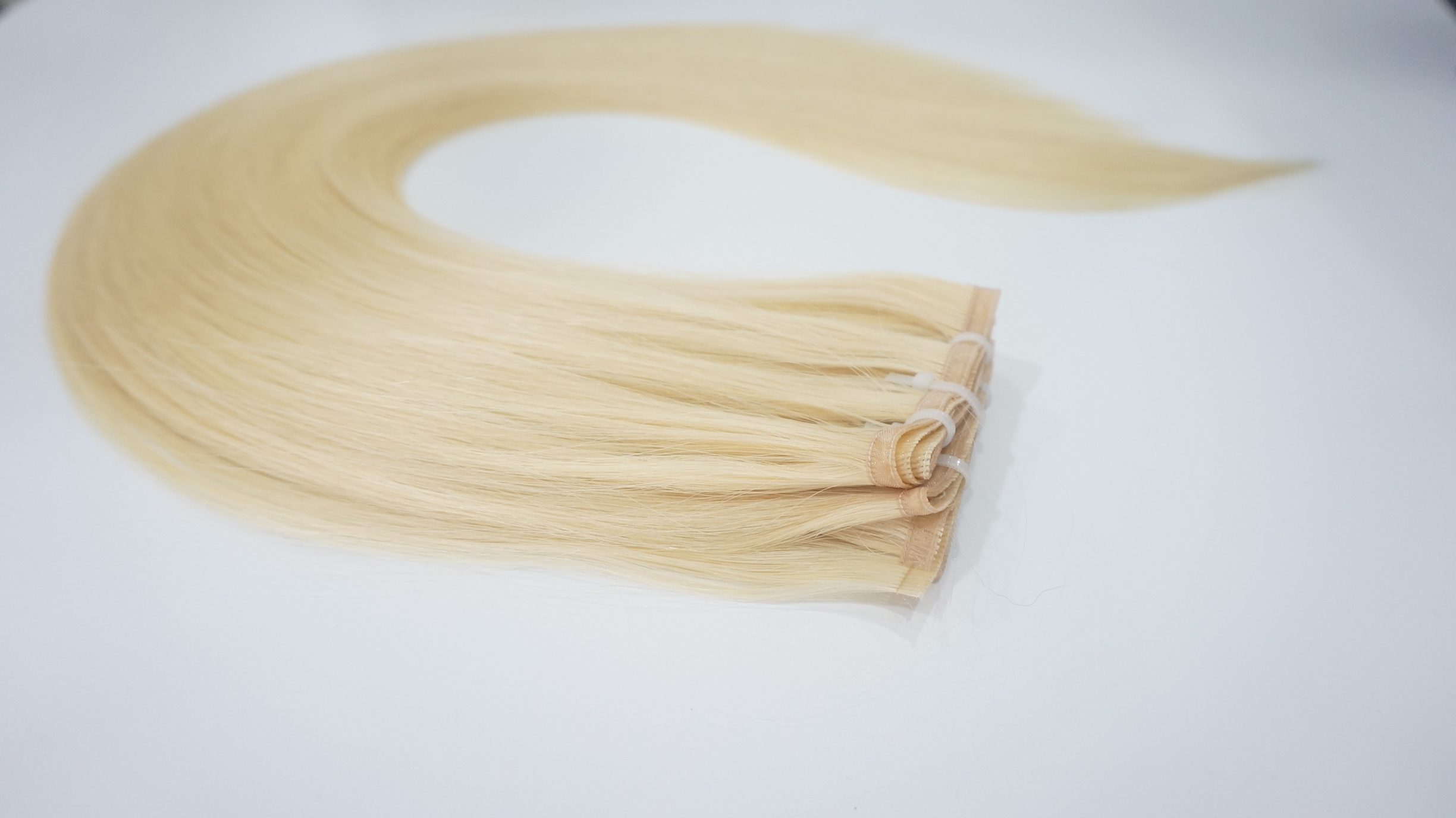 Ribbon Hair with extremely thin band hair weft WK012