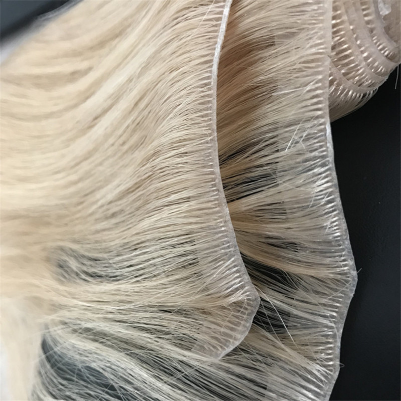 Human Hair Extensions Supplier Skin PU Weft Virgin Remy Hair Body Wave Hair WK104