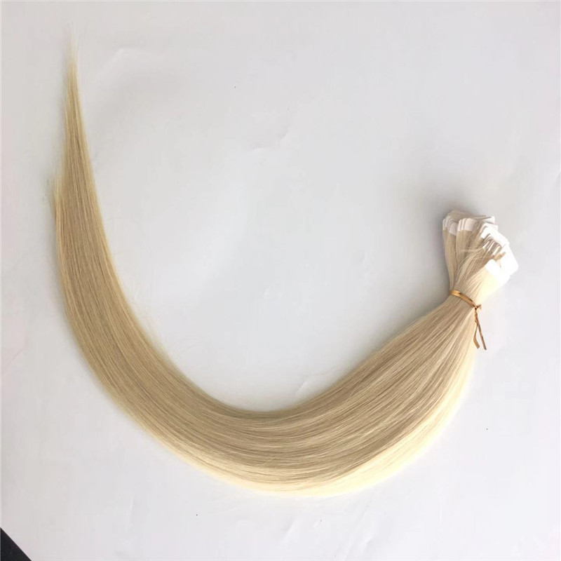 Blonde Skin Weft Flat Band with tape or without tape WK075