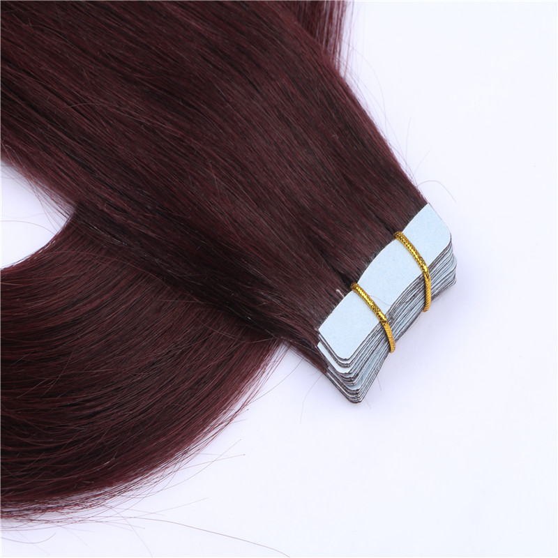 Tape In Hair Extensions Real Human 30 Color Available Straight Hair WK093