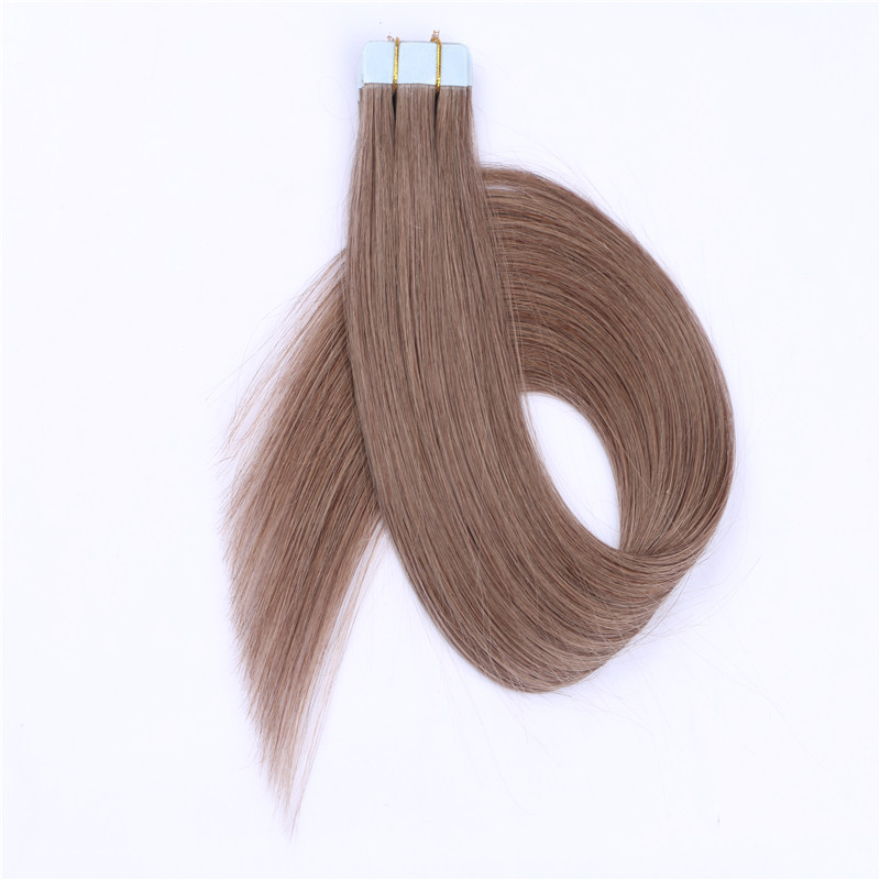 Professional remy human hair tape in hair extension WK067