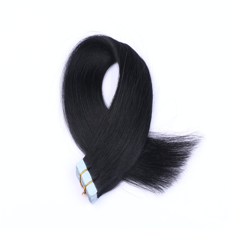 Professional remy human hair tape in hair extension WK067