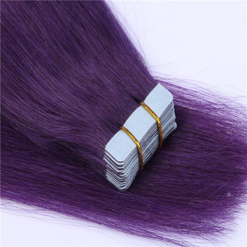 Tape In Hair Extensions Real Human 30 Color Available Straight Hair WK093
