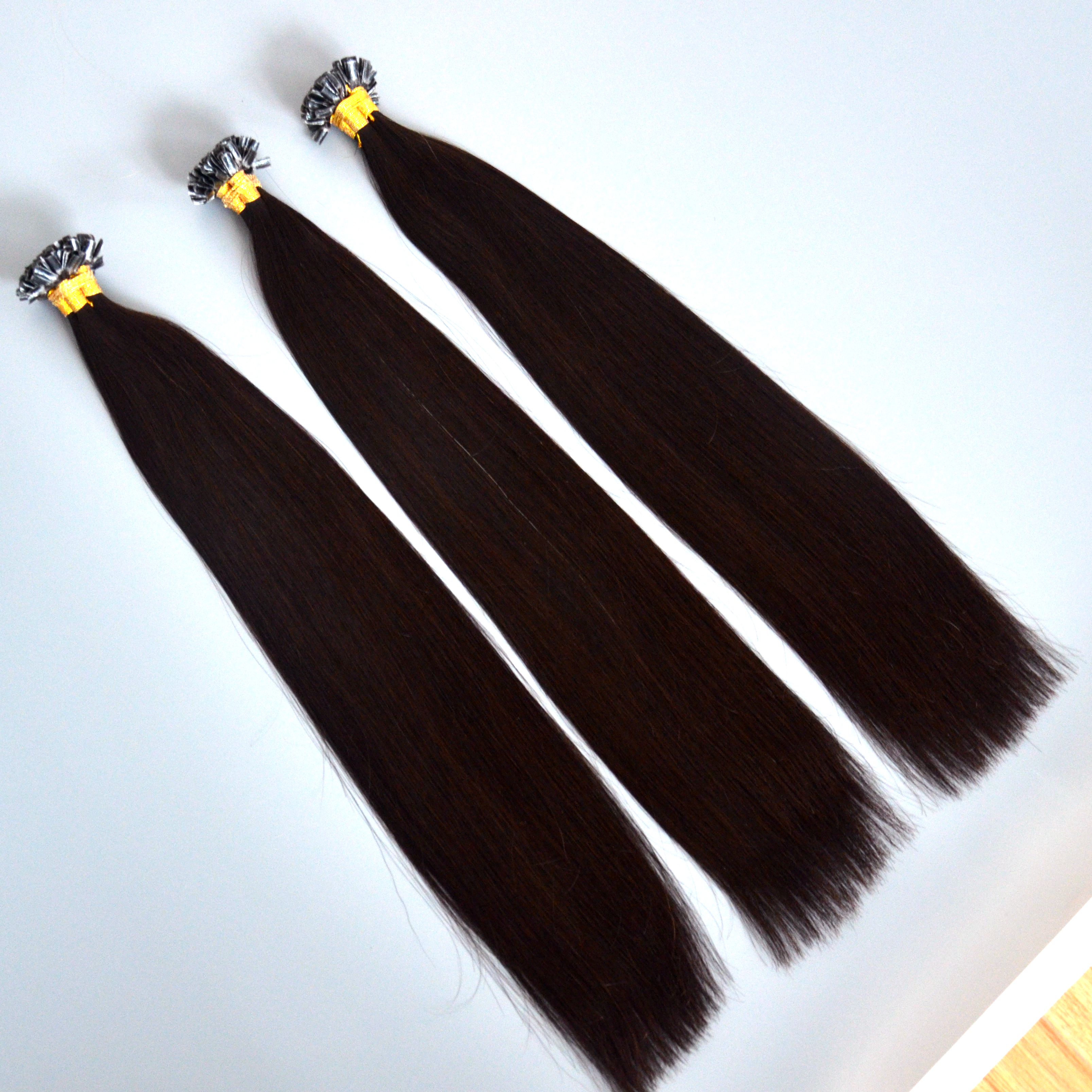 30 inch u tip keratin bond hair extension,hair extensions u-tip,unprocessed raw hair extension HN 370