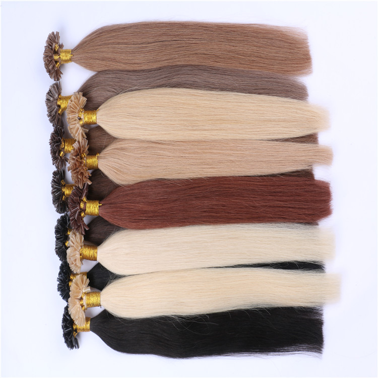 U Tip Pre-bonded Keratin Hair Extension Best Quality Hair WK031