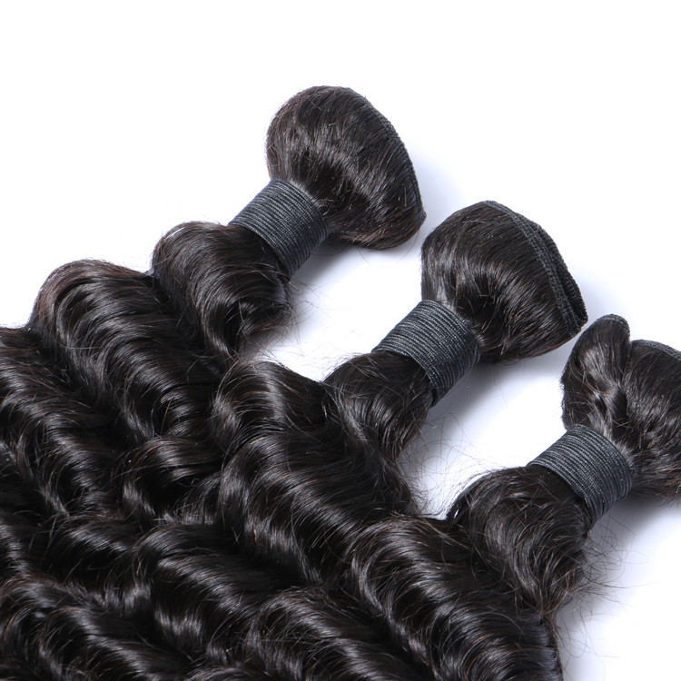 Human Hair Brazilian Deep Wave Bundle Cheap Virgin Hair WK045